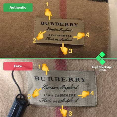 fake burberry label|genuine burberry scarf.